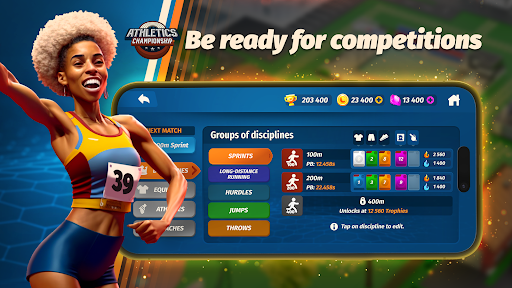 Athletics Championship mod apk 109 unlimited money and diamonds