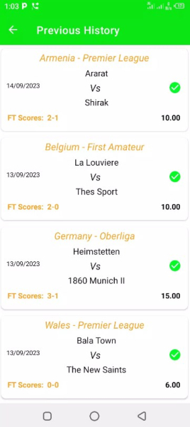 VIP Scores App for Android Download