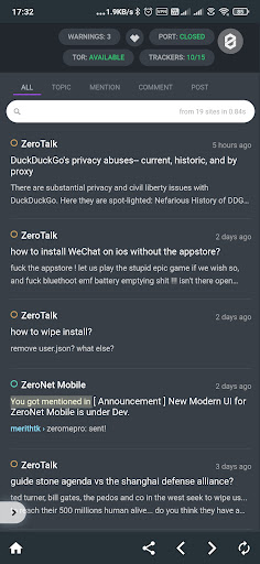 ZeroNetX Web3.0 Peer2PeerSites app download latest version