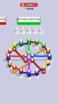 Rope Jam Tangle Sort Apk Download for Android v0.4 screenshot 2