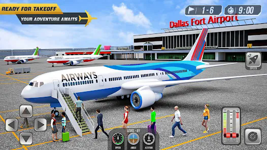 Airplane Real Flight Simulator Apk Download for Android  v1.0 screenshot 1