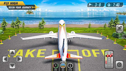 Airplane Real Flight Simulator Unlimited Coin Mod Apk v1.0 screenshot 3