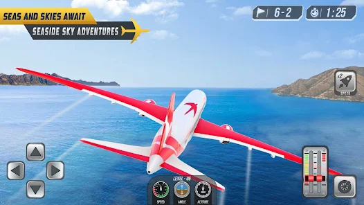 Airplane Real Flight Simulator Unlimited Coin Mod Apk v1.0 screenshot 4