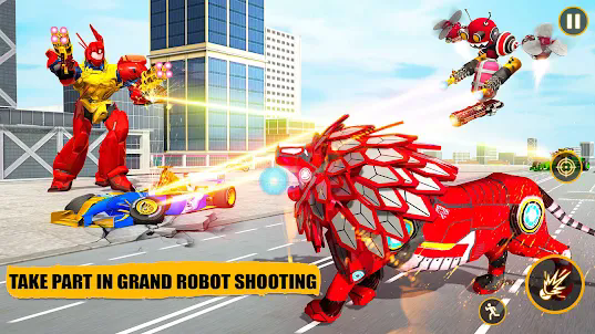 Lion Robot Transformation Game Apk Download for Android v1.0 screenshot 4