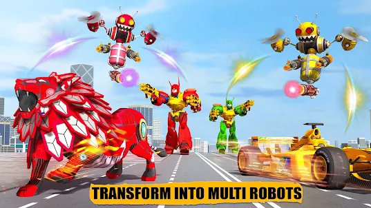 Lion Robot Transformation Game Apk Download for Android v1.0 screenshot 2