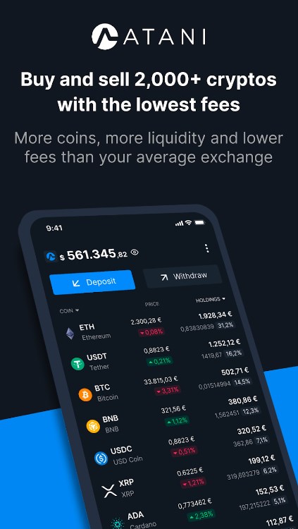 ATANI Trade Crypto & Altcoins App for Android Download 