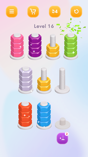 Nuts Color Sort Puzzle Games Apk Download for AndroidͼƬ1