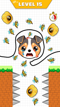 Save The Dog Dog vs Bee Game Apk Download for Android v1.0 screenshot 2