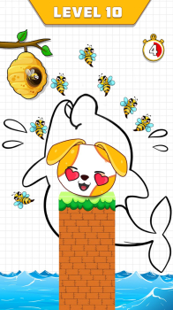 Save The Dog Dog vs Bee Game Apk Download for Android v1.0 screenshot 3