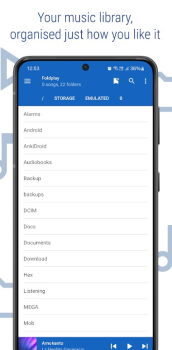 Foldplay Folder Music Player mod apk premium unlocked latest version v308 screenshot 2
