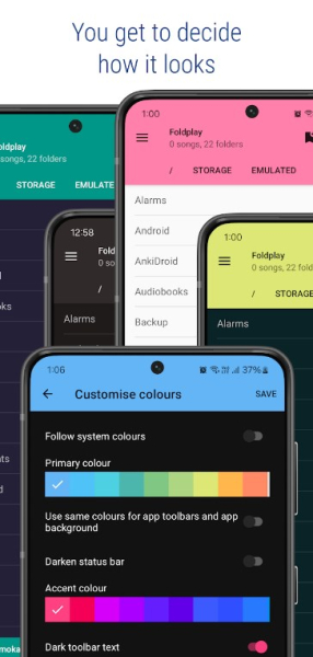 Foldplay Folder Music Player mod apk premium unlocked latest version