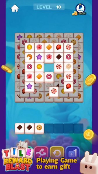 Tile Reward Blast mod apk Unlimited gold coins and diamonds