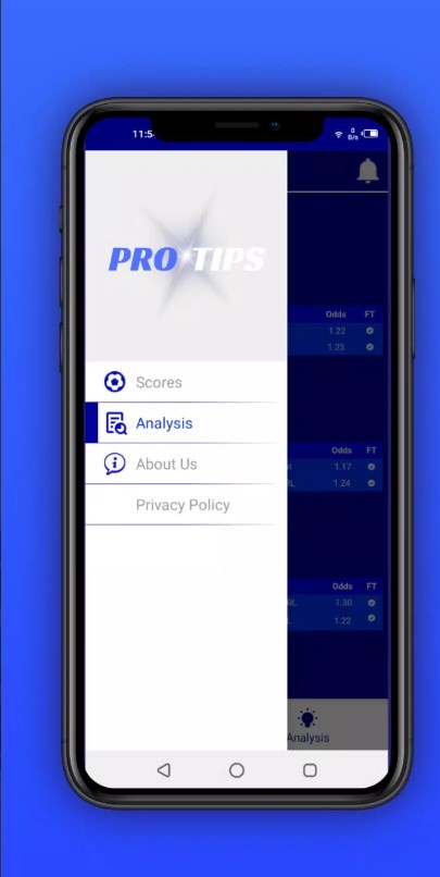 Pro Tips Score Analysis App for Android Download