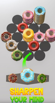 Hexa Donut Sort Shuffle Game Apk Download for Android v1 screenshot 3