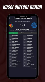 Basel matches App for Android Download v1.2.3 screenshot 1