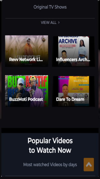 Revv Network TV Mod Apk Premium Unlocked
