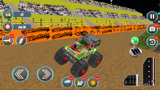 Extreme Monster Truck Driving mod apk Unlimited Money