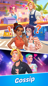 Gossip Street Merge & Story Mod APK Unlimited Money and Gems v0.2.3 screenshot 3