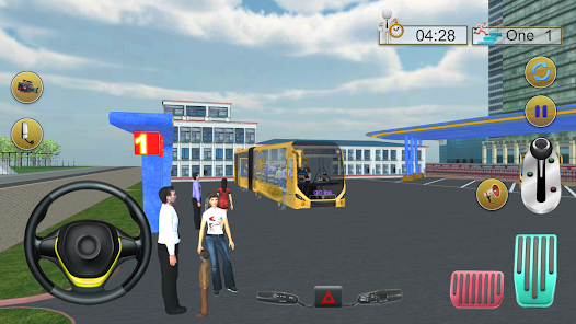 Metro Bus Driving Game 3D mod apk latest version v0.2 screenshot 1