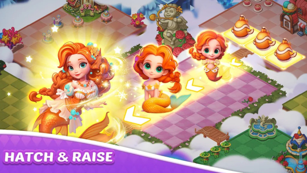 Merge Legend Atlantis Mermaid mod apk unlimited money v2.44.0 screenshot 3