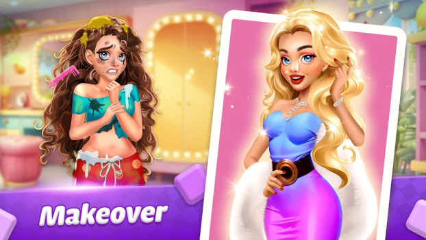 Makeover Triple Match 3D Apk Download for Android v0.0.1 screenshot 2