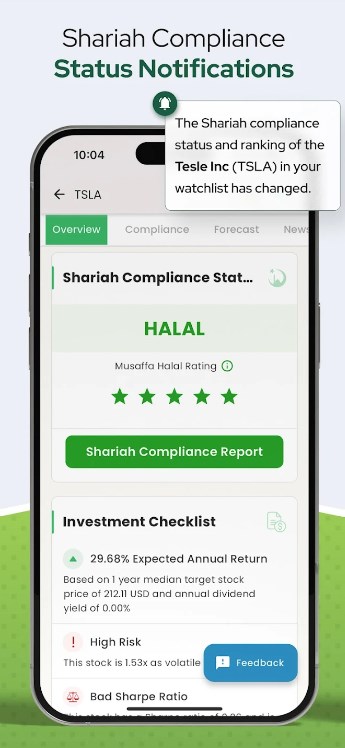 Musaffa Halal Stocks & ETFs App for Android Download