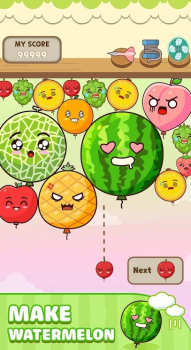 Melon Balloon Fruit Merge mod apk latest version v1.1.3 screenshot 2