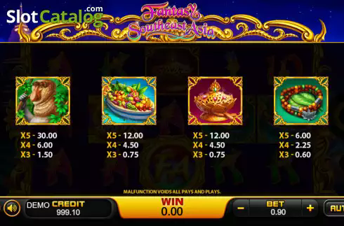 Fantasy Southeast Asia Slot Free Demo v1.0 screenshot 4