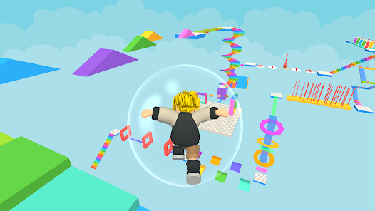 Rainbow for Obby Parkour Run apk latest version download v1.0.18 screenshot 2