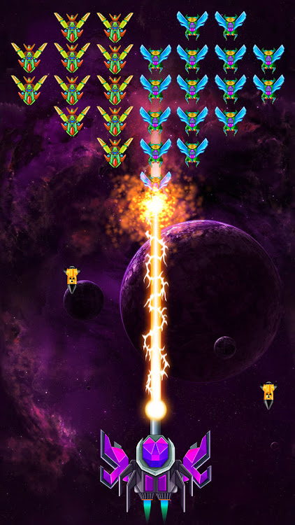 galaxy attack shooting game 58.7 mod apk unlimited everything