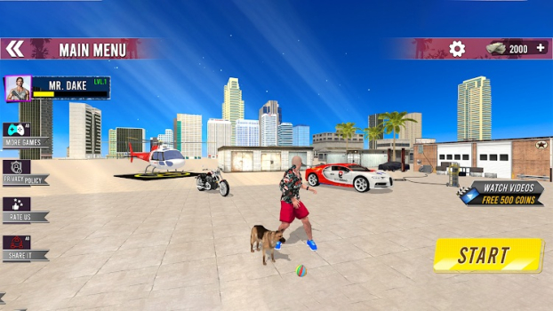 Vegas City Gangster Crime Game Apk for Android Download v0.1 screenshot 1