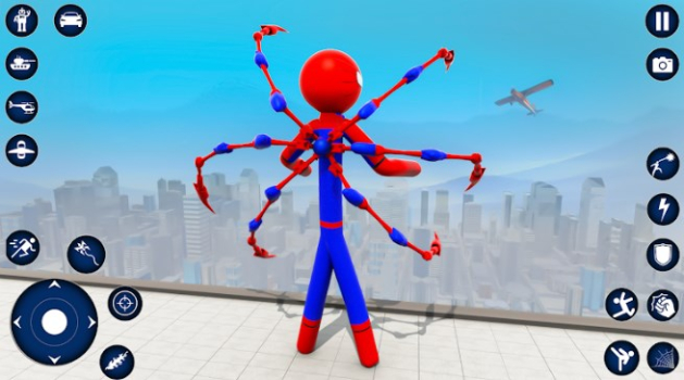 Spider Fighter Hero Man Games mod apk Unlimited coins v1.1 screenshot 2