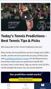 Tennis H2H Predictions Apk Latest Version v1.3 screenshot 4