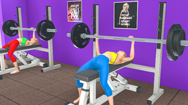 Gym Simulator Workout Game Apk Download for Android v0.1 screenshot 2