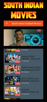 South Indian Dubbed Movies App Download for Android v1.0 screenshot 1