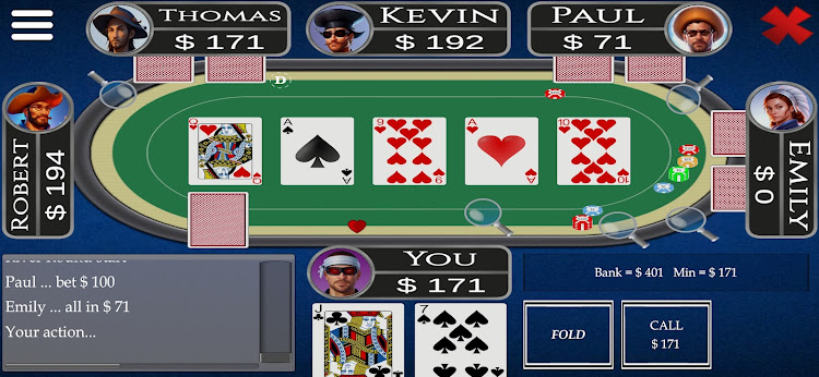 Texas Hold em Poker Trainer apk download for Android v1.0.8 screenshot 3