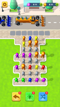 Bus Jam Color Puzzle Games 3D Apk for Android Download v1.2 screenshot 1