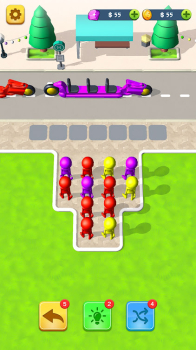 Bus Jam Color Puzzle Games 3D Apk for Android Download v1.2 screenshot 2