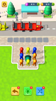 Bus Jam Color Puzzle Games 3D Apk for Android Download v1.2 screenshot 3