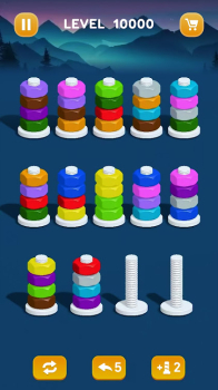 Nuts Sort Color Puzzle Games Mod Apk Latest Version v1.0.1 screenshot 1