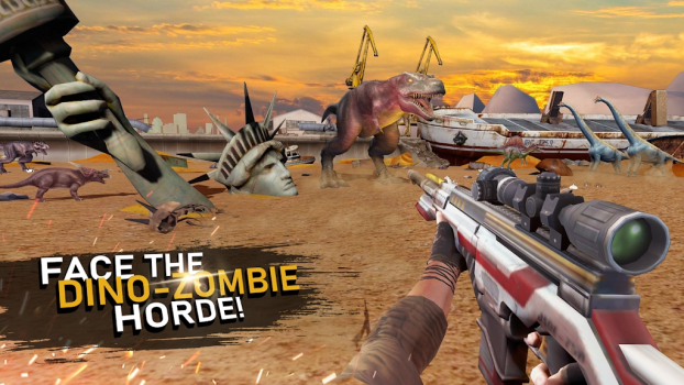 Sniper Hunter Dino & Zombie MOD Apk for Android v1 screenshot 1