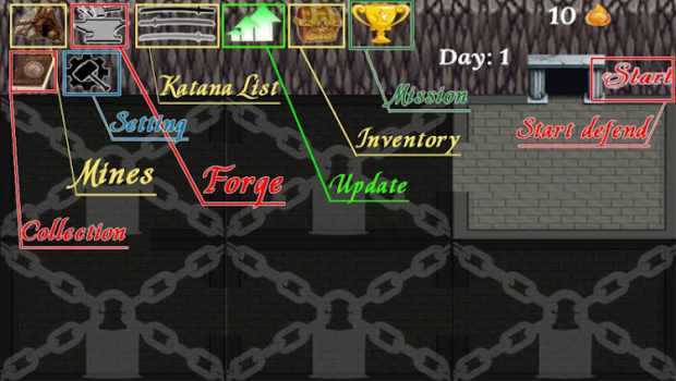 Cursed katana dungeon apk download latest version v1.8 screenshot 3