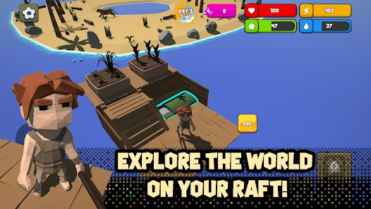 Island Survival Raft Journey mod apk Unlimited Money v3.5 screenshot 3