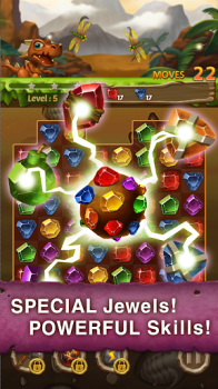 Jewels Dino Age Match3 Puzzle apk download latest version v12 screenshot 3