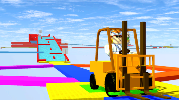 Obby Online Unreal Forklift apk download latest version v1.0 screenshot 2