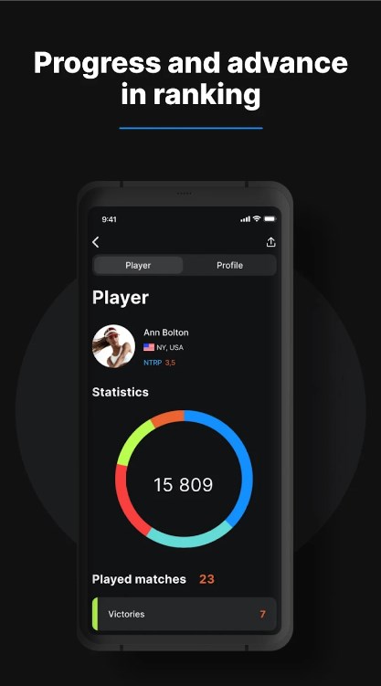 Tennisist tennis players app