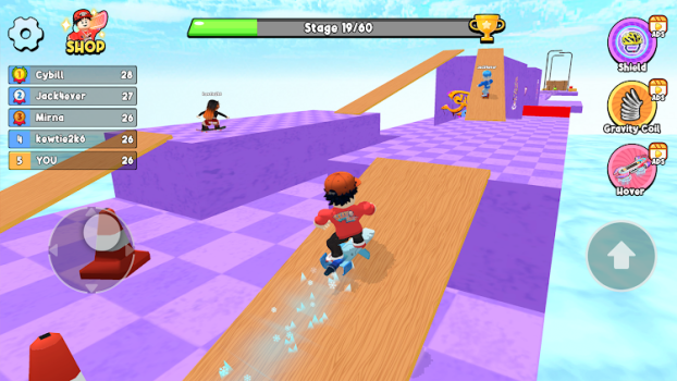 Obby Skateboard Easy Parkour apk latest version download v1.0.0 screenshot 3