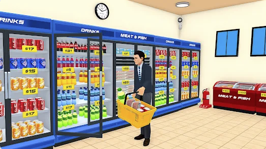 Supermarket Shop Simulator 3D Apk Download for Android v1.0.0 screenshot 2