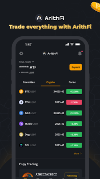 ArithFi Trade BTC Futures app download latest version v1.0.16 screenshot 3