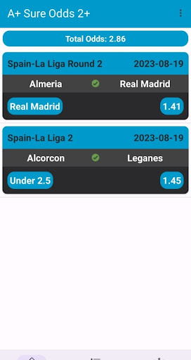 Sure Odds 2+ Mega Safe Betting app download latest version